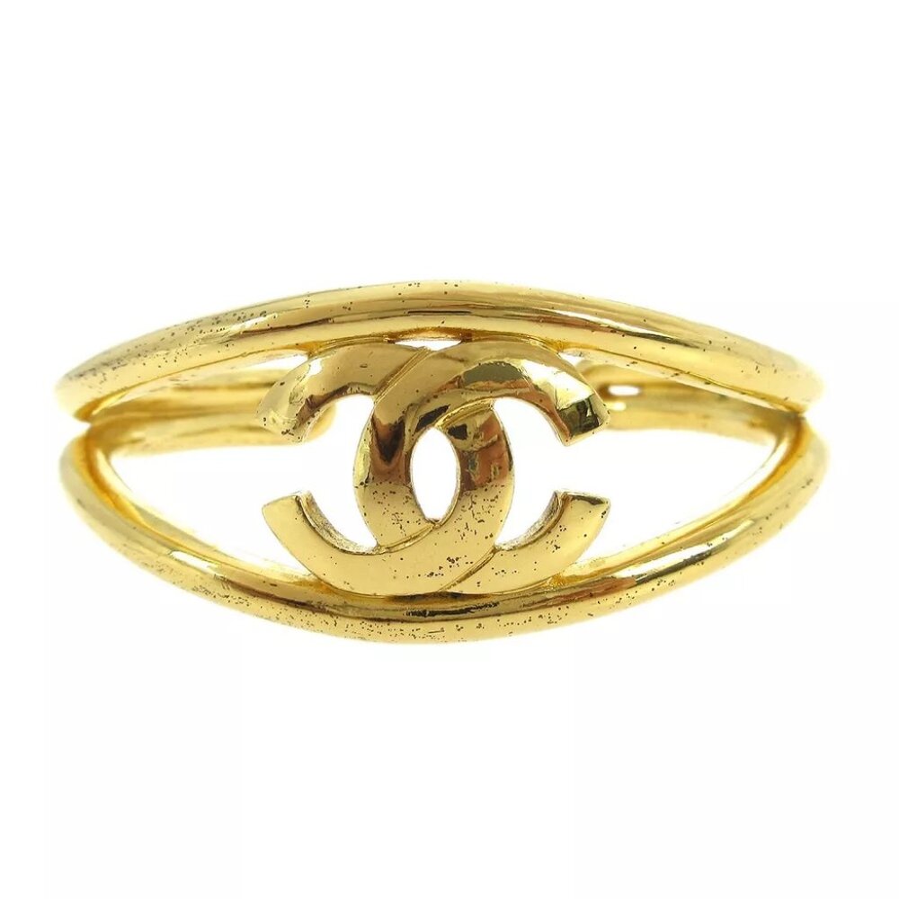 Chanel Gold Bracelet Bangle Accessories